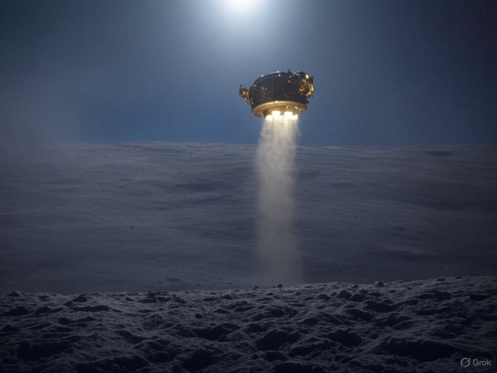 Touchdown Nears! Blue Ghost Successfully Executes Descent Orbit Insertion