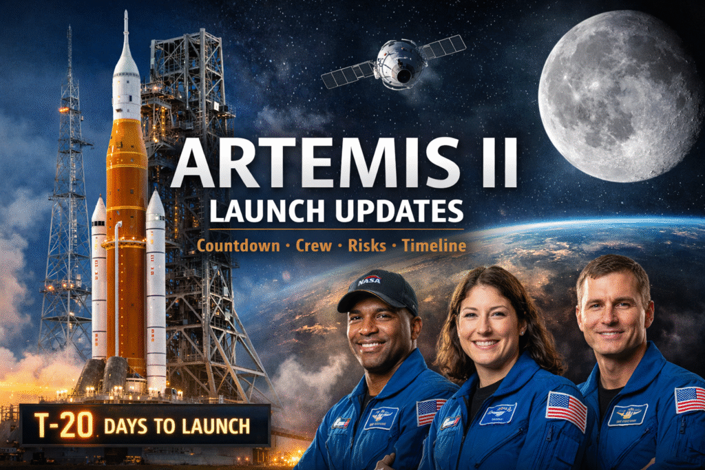 Artemis II Launch Live Updates: Countdown, Crew, Risks & Timeline